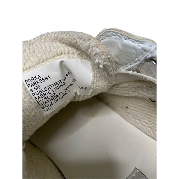 Steve Madden Womens 8.5M Parka PARK05S1 Leather Low Top Lace Up Sneaker Shoes - Picture 8 of 9